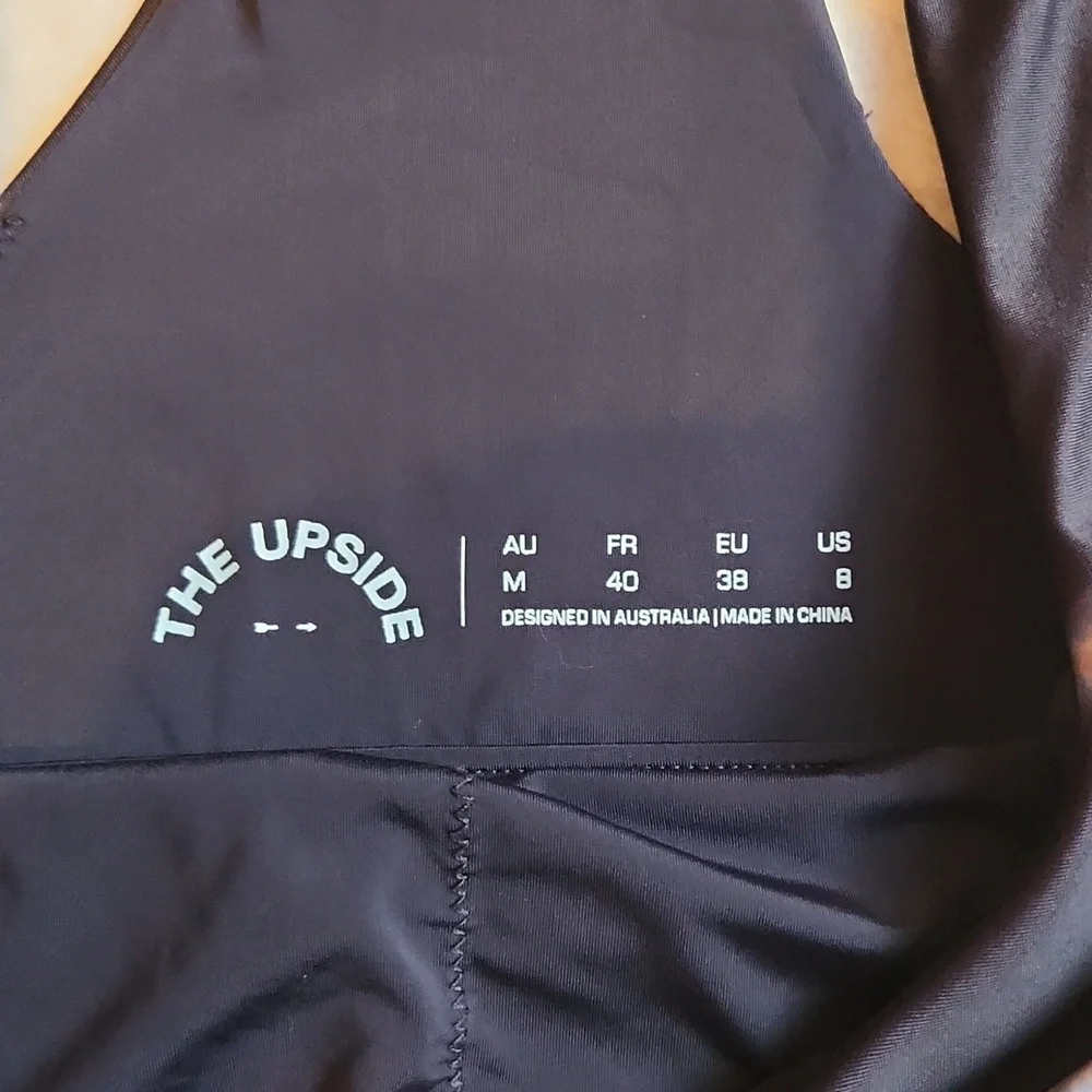 The Upside Navy Blue Activewear, Workout, yoga gym women's sports bra, Size 8